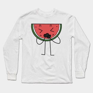 Twinkling Watermelon doodle Kdrama Long Sleeve T-Shirt